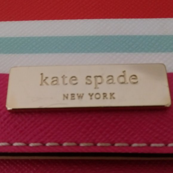 Kate Spade Womens Mini Cross-body Pink Stripes Bag - Picture 12 of 15